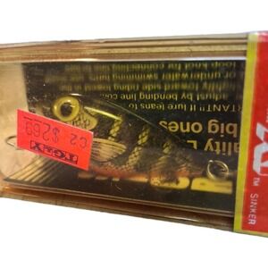 Storm Thin Fin "XT" 1/4 Oz 2" Xt60-s Nib Pre Rapala Natural Perch Sinker Vtg